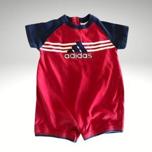 Vintage 90s Adidas Baby Romper Onesie Unisex 12mth